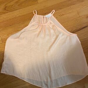 Lou & Grey Light Peach Halter Tank Top
